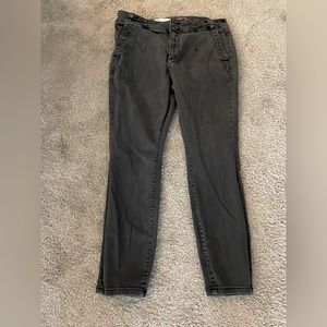 Pilcro Anthropologie High Rise Gray Skinny Jeans